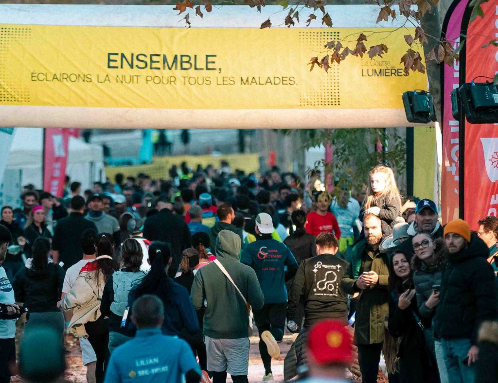 Photo d'AgoraVita à la Course des Lumières 2025